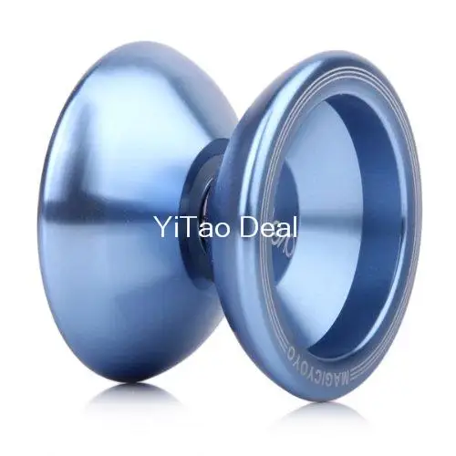 EBOYU Yoyo Ball Magic YOYO Blue Lake T5 Alloy Aluminum Professional Yo-Yo YoYo Gift Toy for Kids