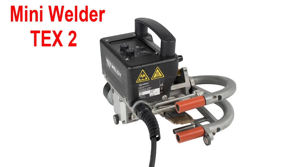 Weldy Mini Welder GEO2/TEX2/ROOF2 Wedge Welder Welding Machine Membranes Swiss Development & Engineering