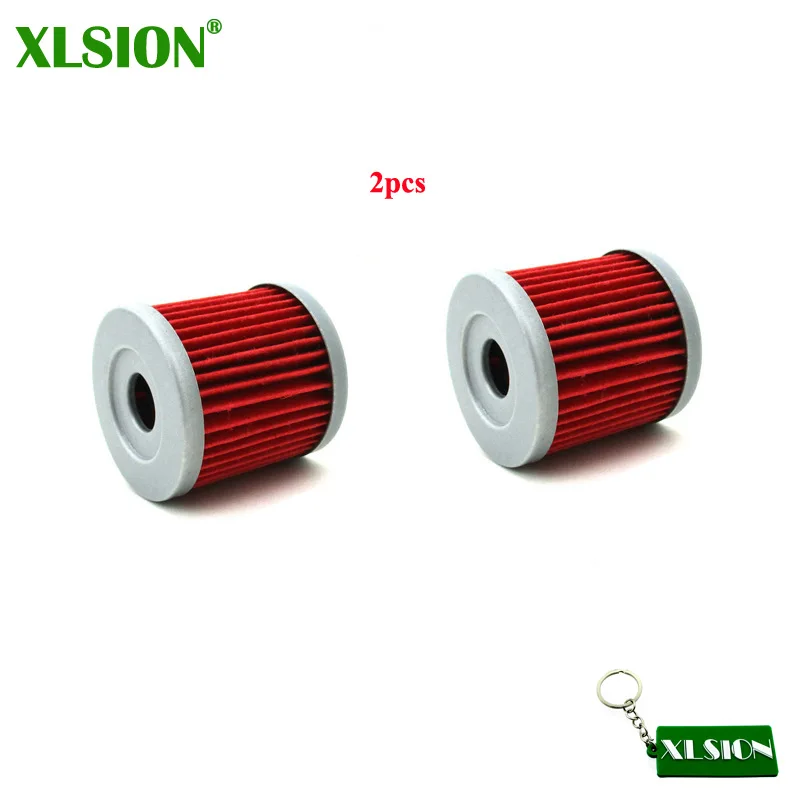 XLSION 2x Oil Filter For SUZUKI DRZ 400 400E 400S 400SM LTZ400 LTR450 KAWASAKI KFX400 KLX400SR ARCTIC CAT DVX400 Motor Bike