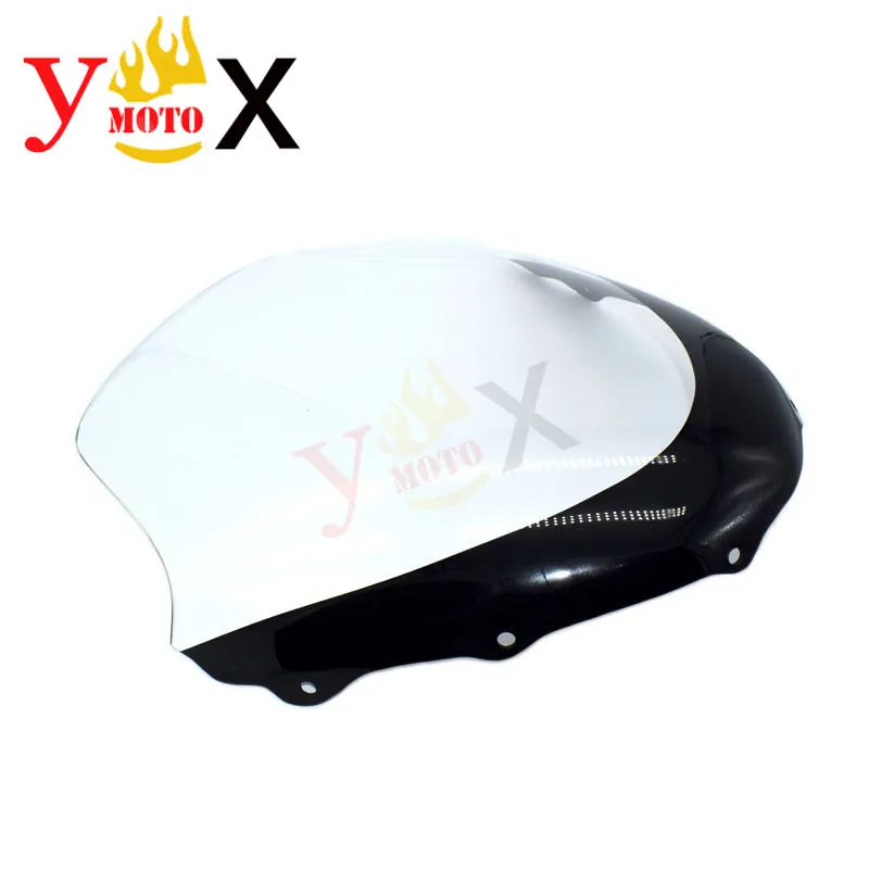 48CM Scooter Motorcycle Clear Short Windshield Windscreen Deflector For Suzuki Skywave Burgman AN400 AN250 2003-2006 2004 2005