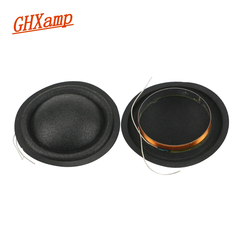 GHXAMP 49.5mm aluminum frame Mediant Midrange Voice Coil 50 Core Silk Diaphragm 8OHM Alto For Hivi DMB-A DMD DMA DMF 2PCS