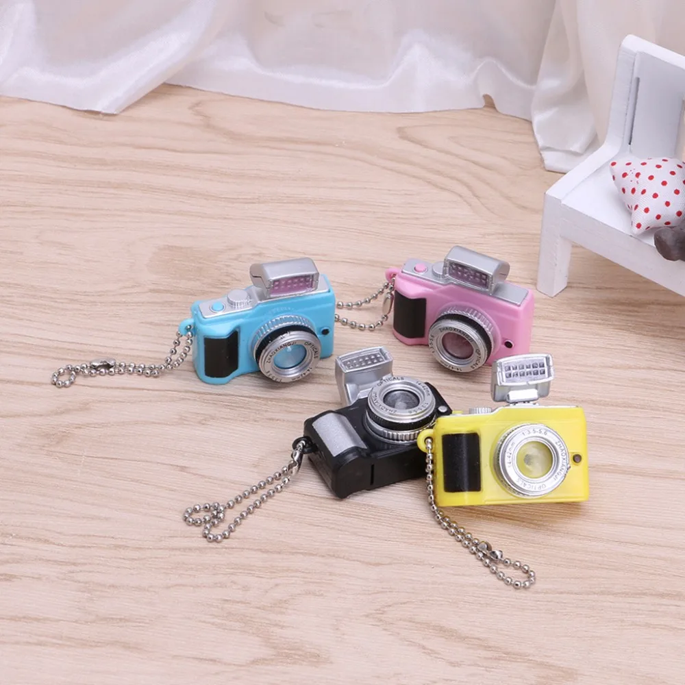 With Sound LED Flashlight Funny Toy Candy color Keychains Creative Camera Led