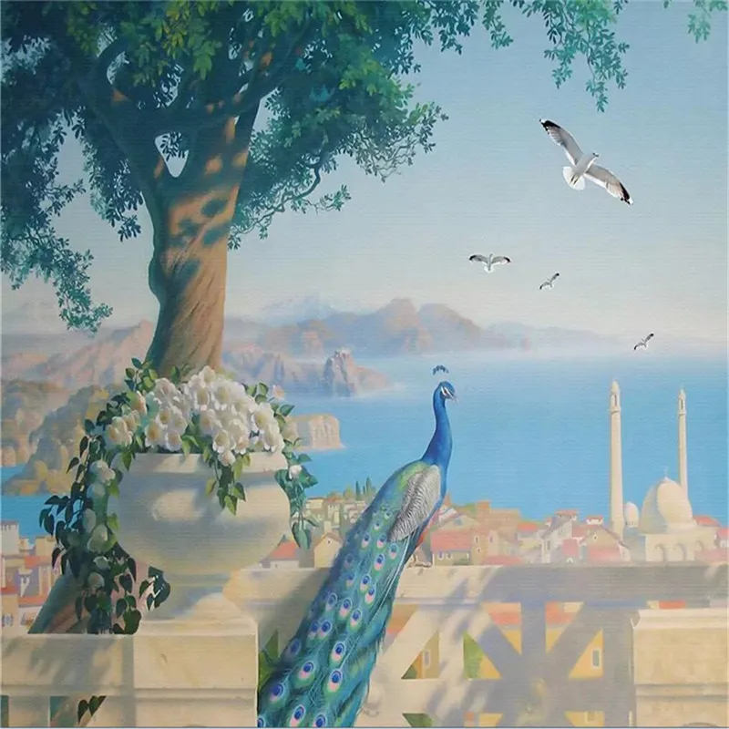 

Custom wallpaper 3d sculpture beauty background mural high-grade waterproof material