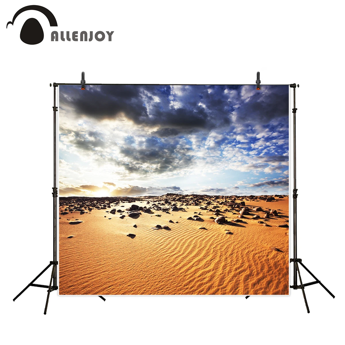 

Allenjoy photo background Desert photocall sky sunshine stone golden sand photography backdrop backgrounds for photo studio