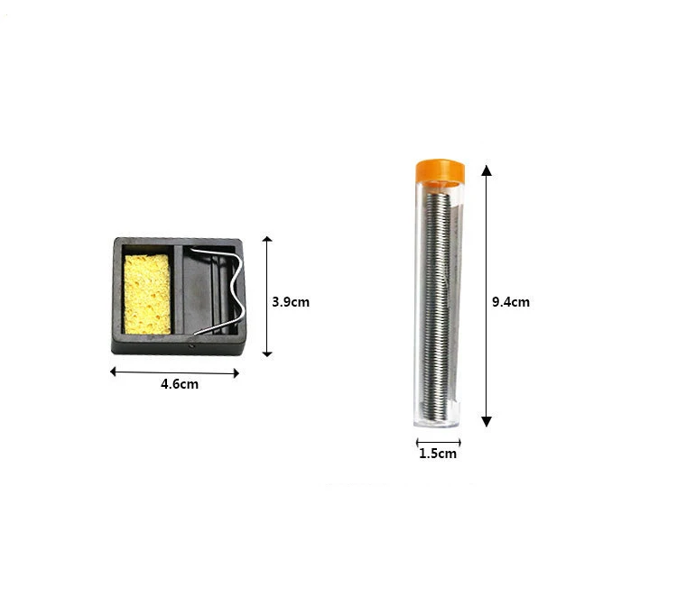 Saldatore 60W kit di ferro per saldatura elettrica a temperatura regolabile 110V / 220V pompa dissaldante pinze per filo di stagno strumenti di saldatura