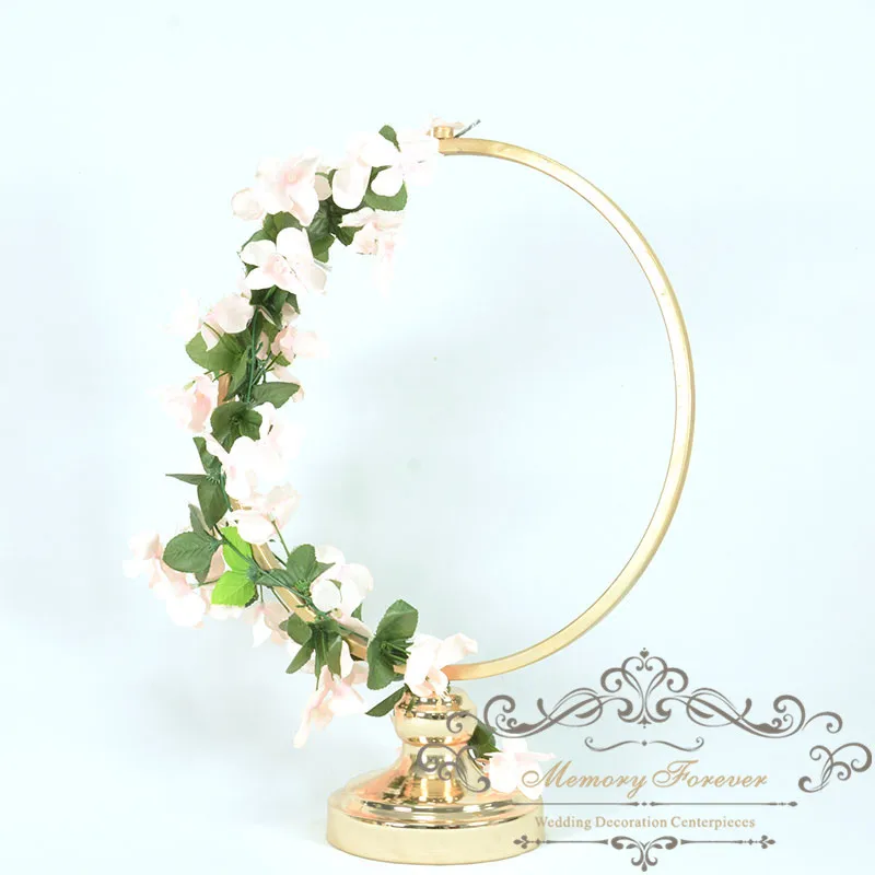 10pcs floral Hoop Wedding decor centerpiece Modern floral wreath flower ring wedding wreath flower hoop