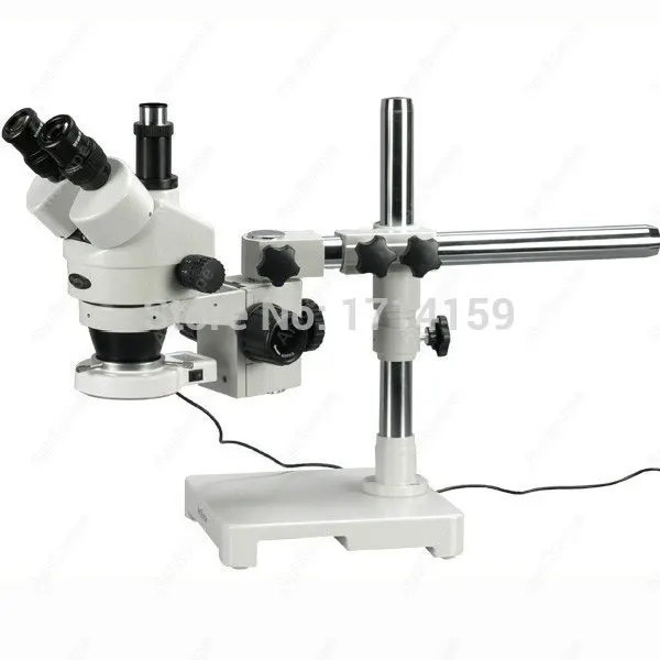 Engravers gemologists-AmScope Supplies 3.5X-90X Boom Stand Trinocular Zoom Stereo Microscope + 54 LED Light