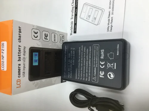 Lcd Usb Dual Battery Charger Voor Sony NP-FZ100 ILCE-9 A9 A7RIII A7III A7RM3 A6600 A7S3 A9II A9II A7R4