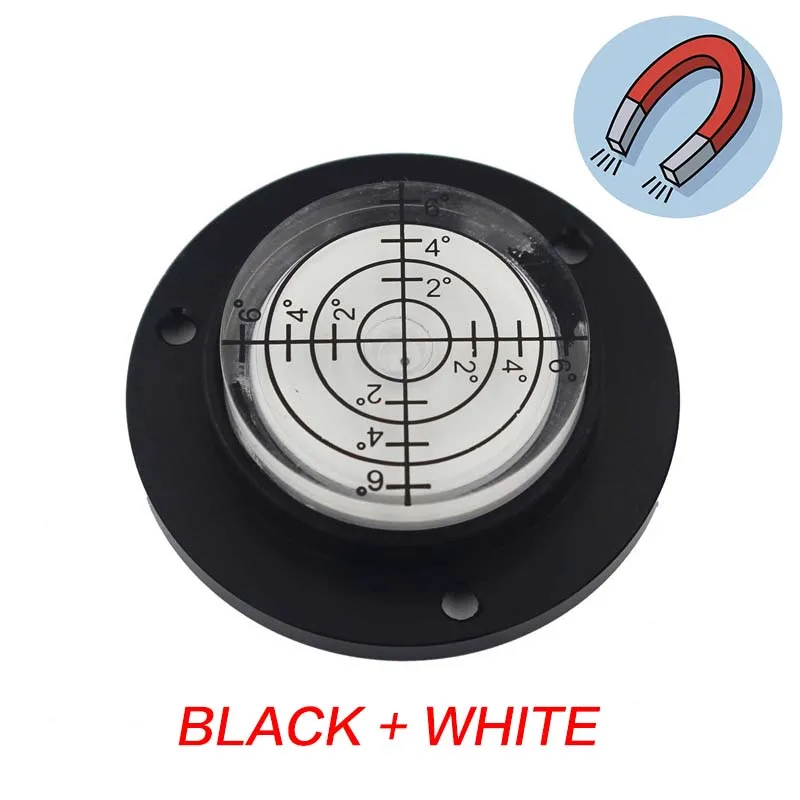 HACURY Strong Magnetic Mini Round Level Bubble Spirit Level 50*13mm 1PCS