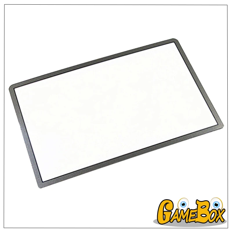 โปร่งใสด้านบนเลนส์หน้าจอ LCD พลาสติก OEM สําหรับ Nintend ใหม่ 3DS LL/XL ด้านหน้าหน้าจอ LCD กรอบกระจกสําหรับ 3DS XL LL
