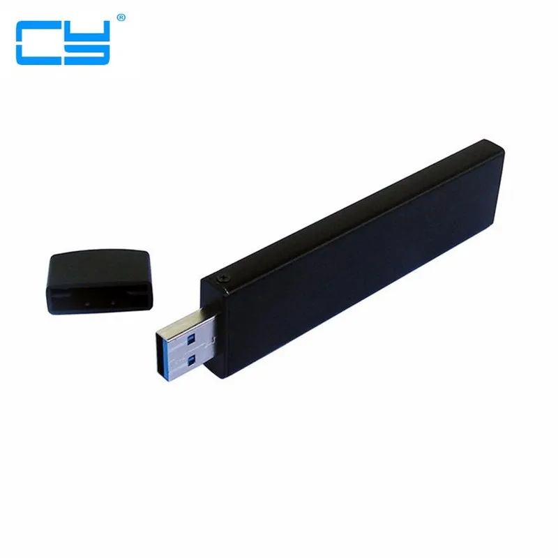 

80mm NGFF M2 SSD to USB 3.0 USB3.0 External PCBA Conveter Adapter adaptor Card Flash Disk Type with Black Case