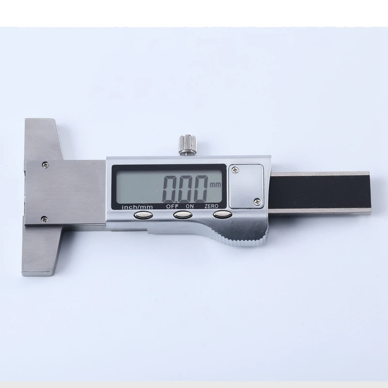 0.01mm Digital Tread Depth Gauge 0-25mm LCD Stainless Steel Tyre Tread Depth Gauge Caliper Tread Ruler Metric/inch Interchange