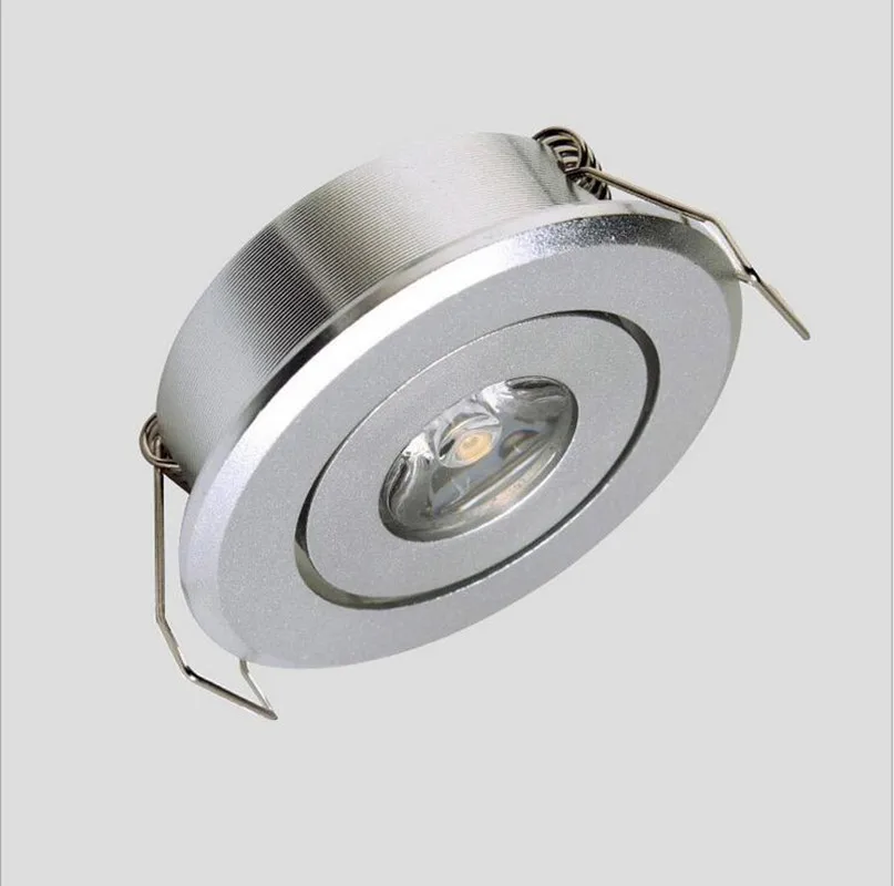 

20pcs/Lot 1W 3W Mini LED downlight white round ceiling spot lights 85-265V led panel light Recessed Aluminum lamp Warm White