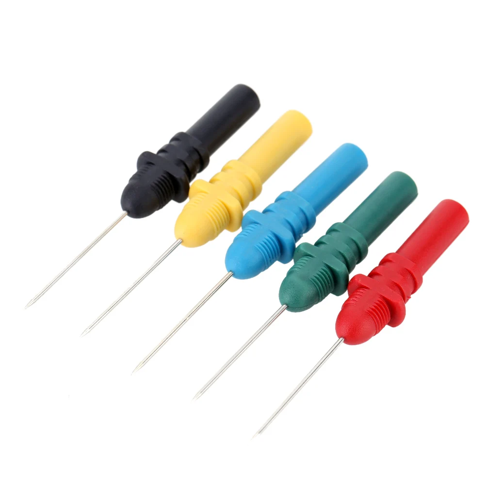 Hantek HT307 Oscilloscope Probe  Probes/Needle/ Piercing Probes Set(Set of 5,Assorted Colors) automotive logic analyzer