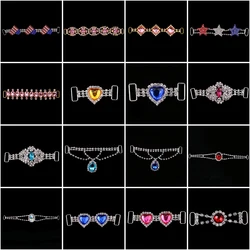 6 styles (optional) Shiny Crystal Rhinestone bikini connectors buckle/clothing decoration buckle Beachwear Diamante  connector