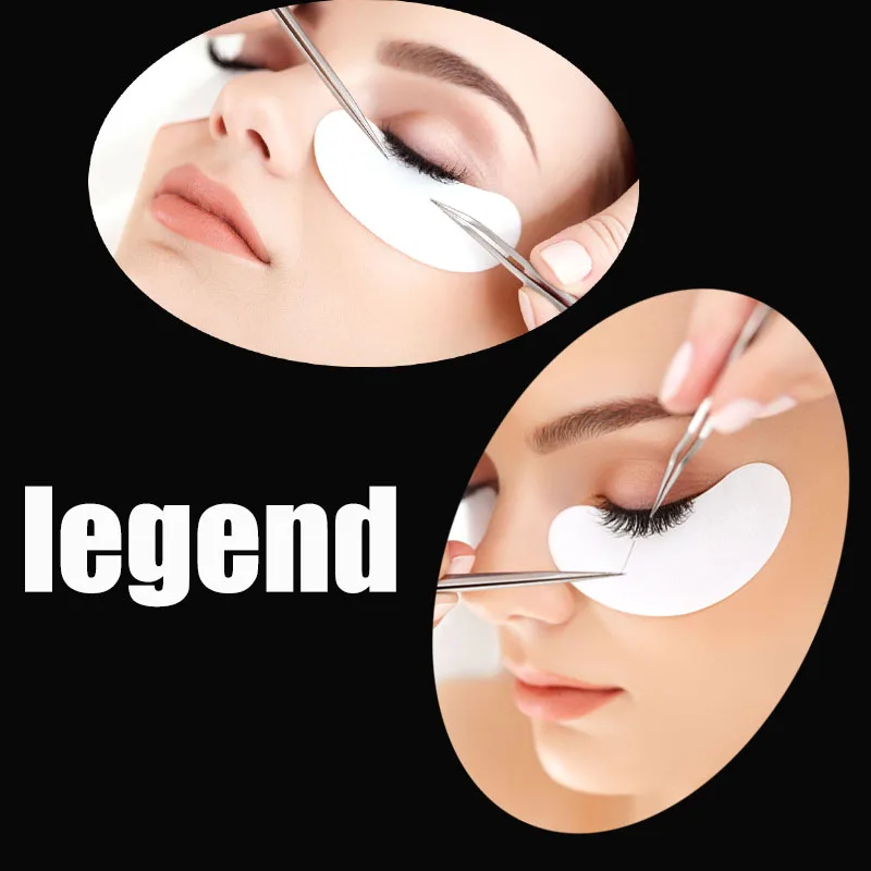 50 ペア/ロットまつげエクステンション紙パッチまつげアイパッドアプリケーションメイクアップツールまつげアイパッド送料無料