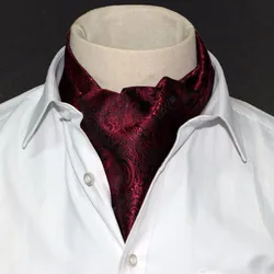 1 sztuka moda marka mężczyźni krawat krawat poliester Paisley wzór panowie kropki Selft krawat ślub Ascot niebieski Bowtie Tuxedo