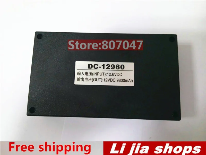 DC 12V 9800mah Rechargeable Li-ion Lithium Battery Batteries for CCTV camera