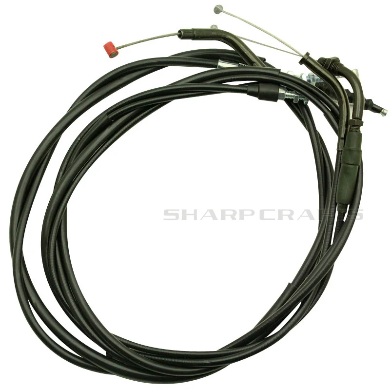 Modified Lengthen Extended Throttle Line 143CM Clutch Cable Wire 165CM For Honda Steed VLX400 VLX600 Magna VF250 Shadow VT400