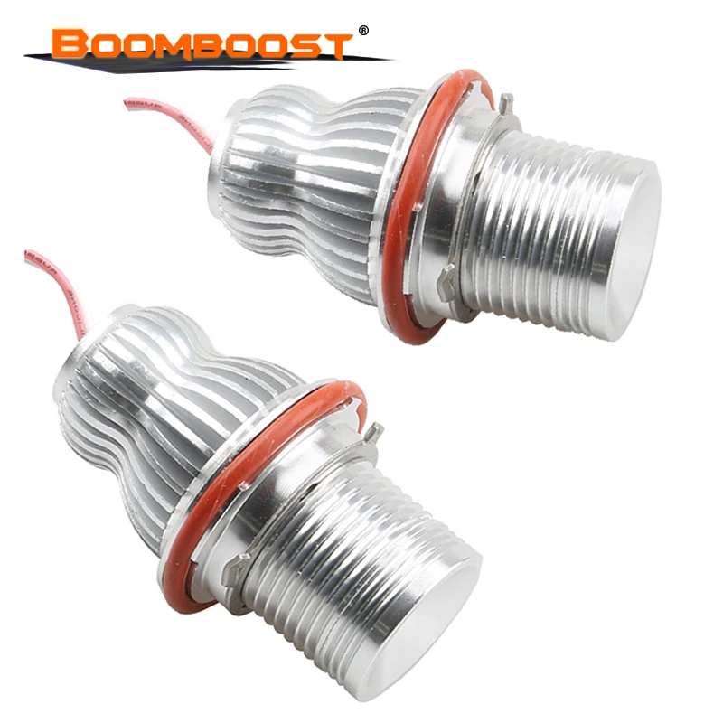 2Pcs/Set Bulb 7000K  Angel Eyes LED MARKER 10W silver CREE Chip LED Halo  FOR BMW E39/E64/E60/E66/E83/E87