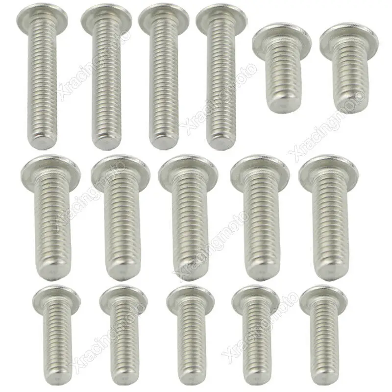 Fit For Yamaha YZF-R1 YZFR1 2002 2003 Motorcycle Full Fairing Bolt Kit Bodywork Cowling Screws Fairing Screw Nut Stainless Steel