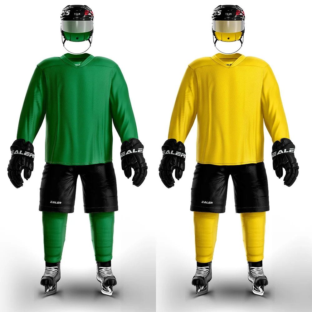 COLDINDOOR  2 pieces single color home and away hockey jersey for practice H6000