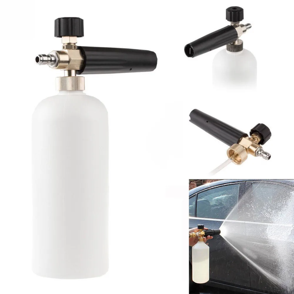 

Car Washer Snow Foam Lance 1000ml High Pressure Soap Foamer Cleaner Auto Washing Adjustable Nozzle Sprayer For Karcher K Series