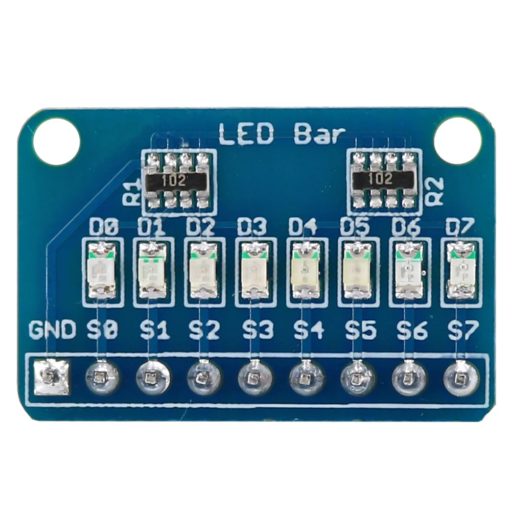 Common Cathode 8 Bit LED Bar Marquee LED Display Module with Red Yellow Blue Green 4 Kinds of Color for Arduino