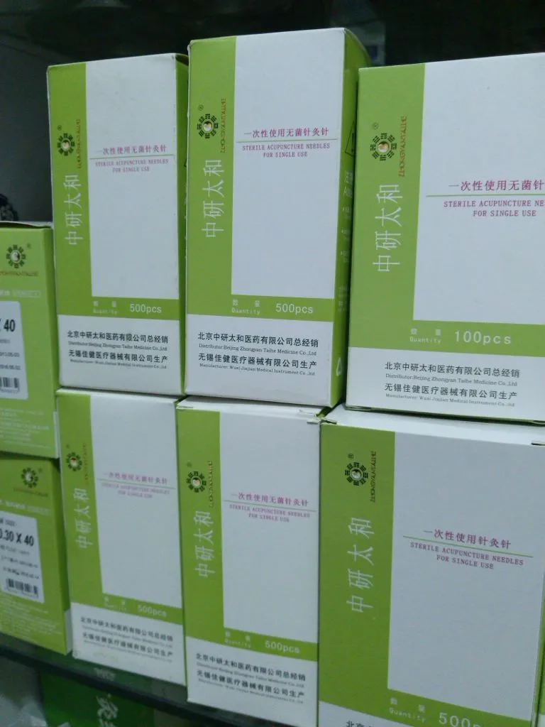 6000 игл для акупунктуры, одноразовые, 12 коробок/лот, 500 шт./кор., 1 трубка/10 игл