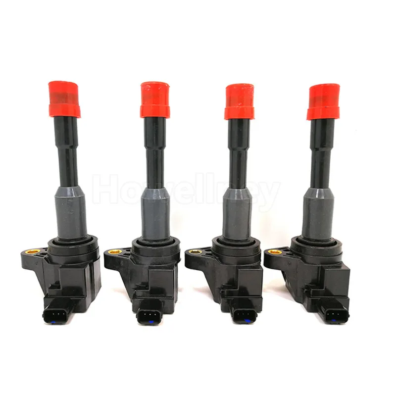 

4pcs 30521-PWA-003 30521PWA003 Rear Ignition Coil For Honda Civic 2003-2011 Jazz II GD GE Civic 1.3L 4cyl L13A1 LDA1