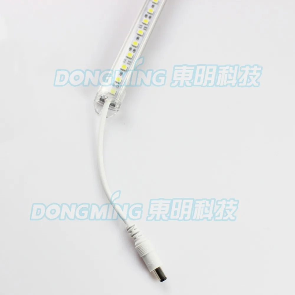 15pcs U Profile milky/clear cover 50cm 12V Male/Female connector 36 led luces light, led luces strip light, led bar light 5050