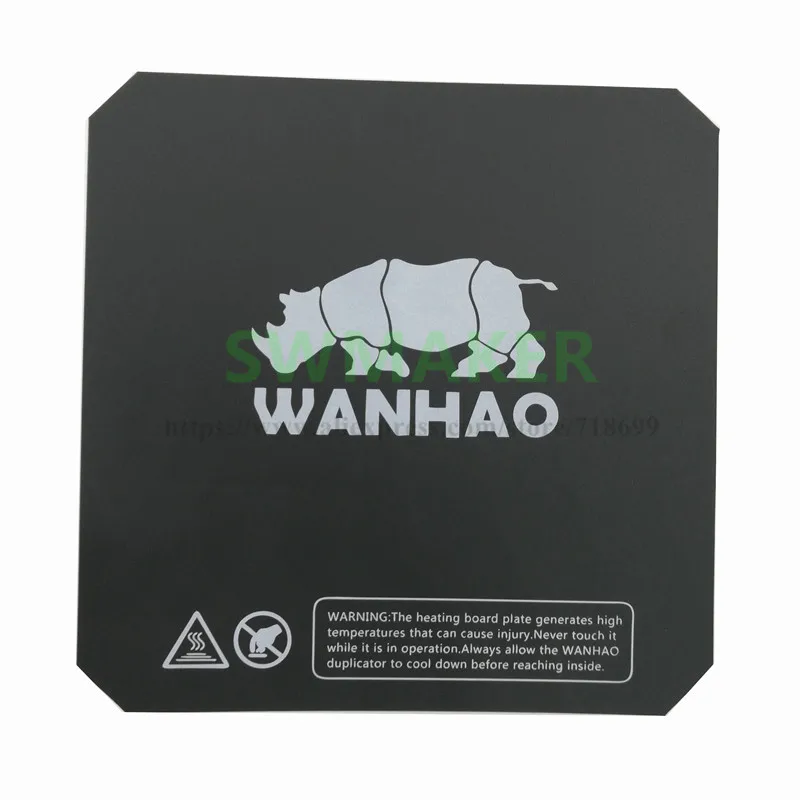 1pcs 220x220mm Wanhao i3 V2.1 3D Printer Spare Parts Printing Heated Bed Sticker Similar With Buildtak i3 Heated Plate