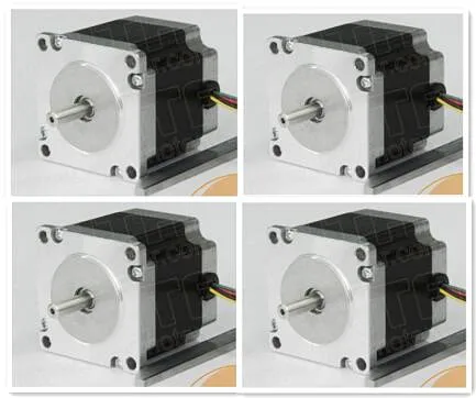 

4PCS CNC Wantai Nema23 Stepper Motor 57BYGH218 0.9N.m 2A Single Shaft 130oz-in 51mm cnc engrave Milling Medical equipment,Free s