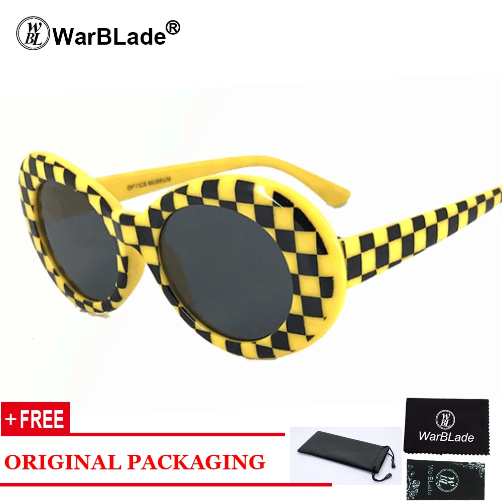 Goggles Kurt Coba Sunglasses Transparent Clear Lenses Glasses Vintage NIRVANE Oval Eyewear Fashion Classic Sun Glasses