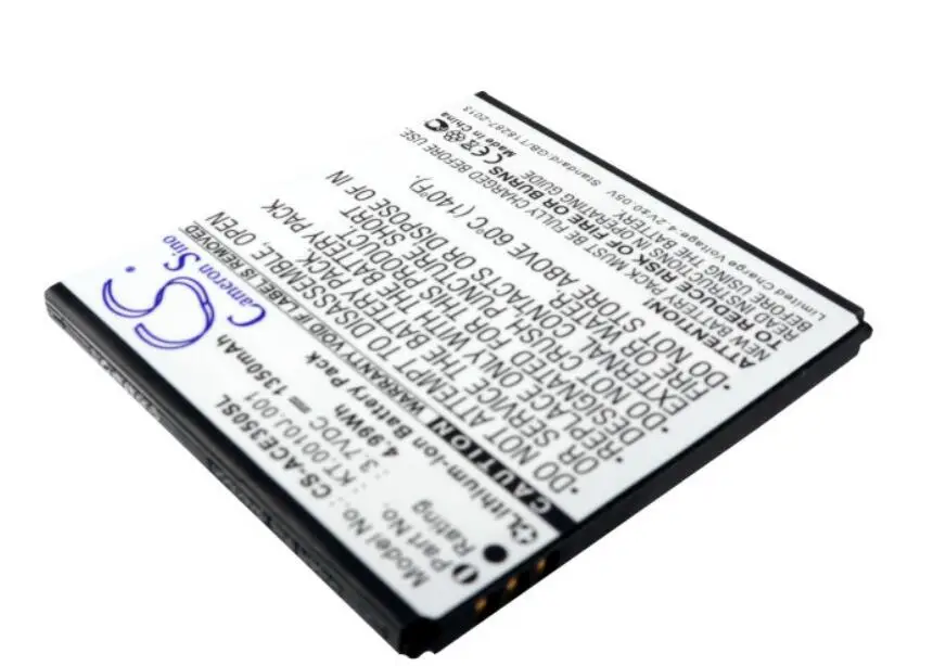 Cameron Sino 1350mah battery for ACER Liquid Gallant Duo E350 AK330 AK330S AT390 E350 Liquid C JD-201202-JLNP-C8-001