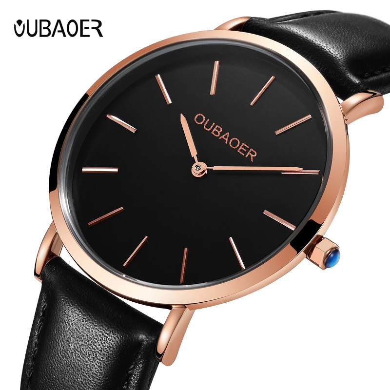 

New Lady Fashion Watch Women OUBAOER Elegant Wristwatch Quartz women wrist watch dress Clock Relogio Feminino Montre Femme