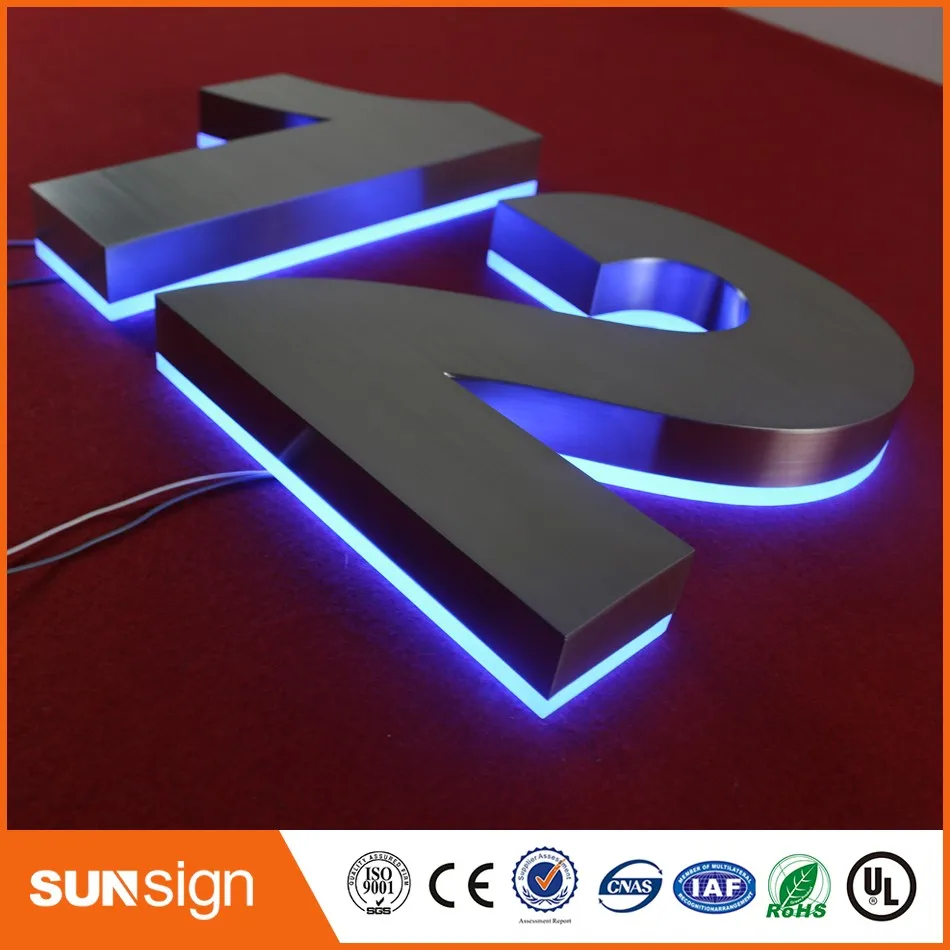 H 30cm sinal de led personalizado atacado salão de beleza sinais de led