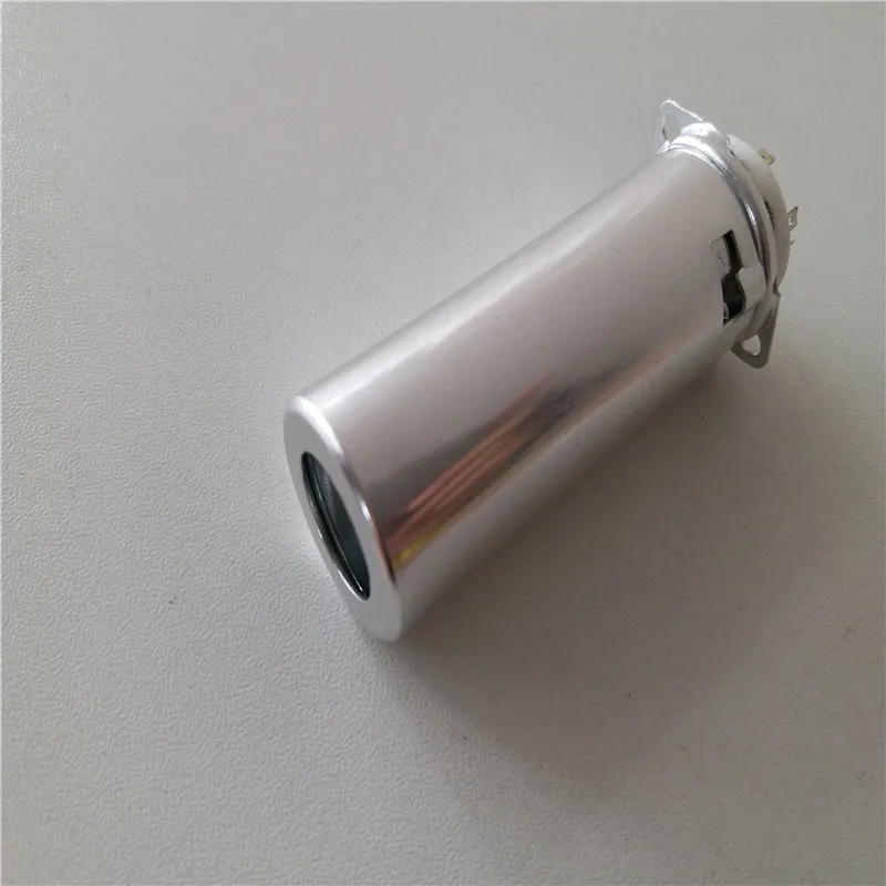 4pcs ceramic tube socket Shield GZC9-F-A-70 9pin silver Shield caps scaffolding for amplifier tube socket