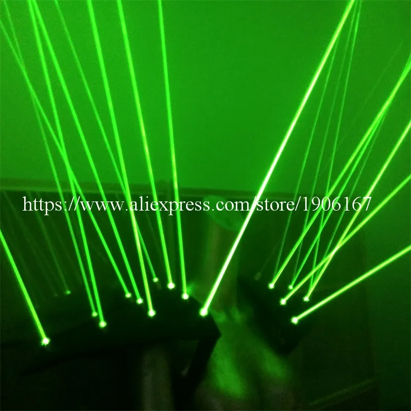 Green Laser Man Vest Clothes Laserman Waistcoat Costume With 20pcs Lasers For Stage Nightclub KTV Show Party Bar Supplies