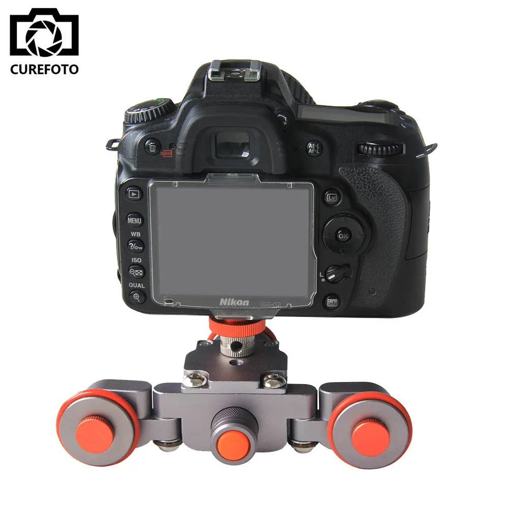 

New Flexible Electric Video Dolly 3-Wheel Pulley Car Rail Rolling Track Slider Skater Dolly For Canon Nikon Sony GH4 DSLR Camera