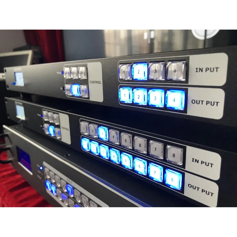 Iseevy-interruptor matriz hdmi, 8x8, saída hdmi, canais completos, suporte 4k x 2k @ 30hz, 1080p3d @ 60hz, hdcp 1.4, blue-ray, edid