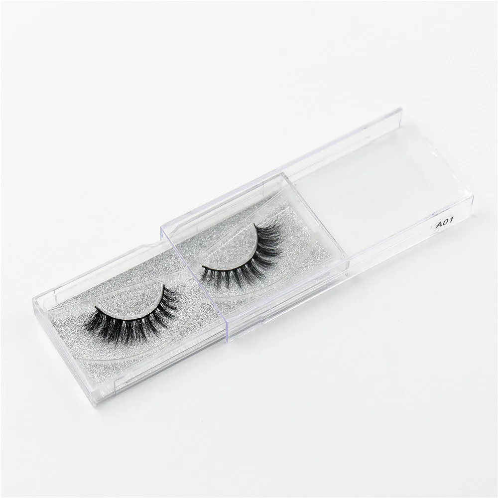 15mm-18mm False Eyelashes 3D Mink Lashes Cruelty Free Natural Long Eyelashes Make up Fluffy Cross Eyelash Extensions Eye Lashes