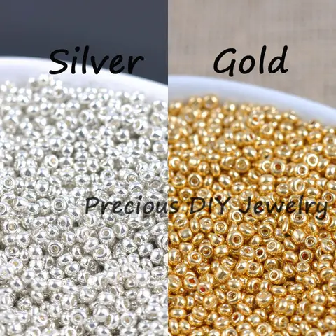 Gold และ Silver สี 2 มม.3 มม.4 มม.แก้วคริสตัล Spacer ลูกปัด, ภาษาเช็คคําลูกปัดสําหรับเครื่องประดับทําด้วยมือ DIY BLUV03X