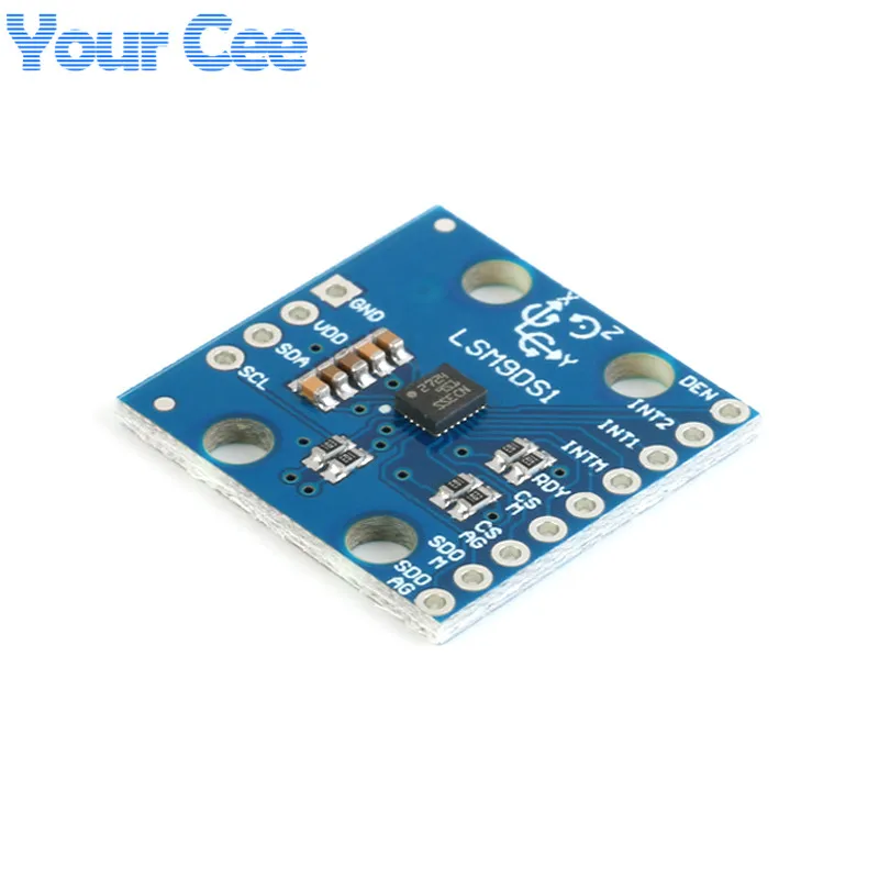 2pcs/1pc LSM9DS1 nine-axis Sensor Module GY-LSM9DS1 9-axis IMU Accelerometer Gyroscope Magnetometer For Arduino