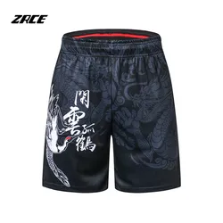 Shorts de musculation College en 3D pour hommes, vêtements de marque, zones décontractées, respirant, plage, été