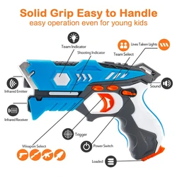 new infrared laser tag toy gun versus gunshot light indoor and outdoor game gift set Children gift Kids Multiplayer