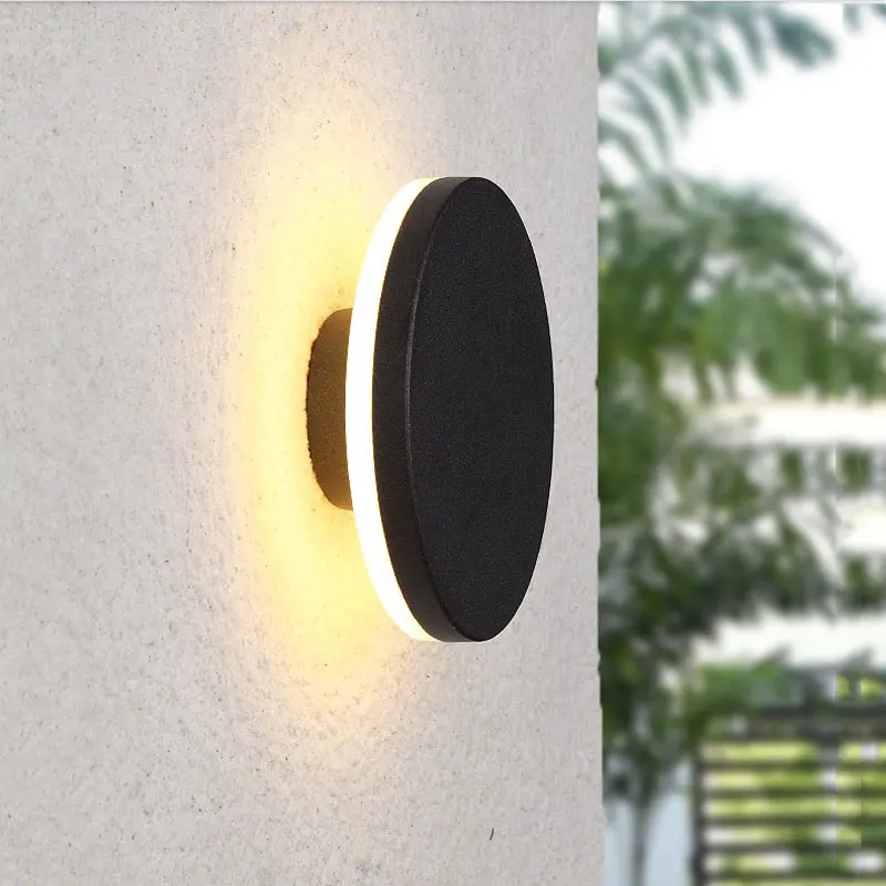 Lampada da parete per esterno nordica creativa, applique da parete a Led impermeabile per esterni, luce per balcone corridoio corridoio cortile