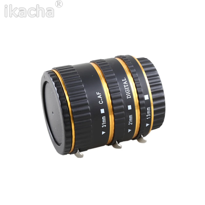 メタルafオートフォーカスマクロエクステンションチューブ/キヤノンeos ef 5d 5d2