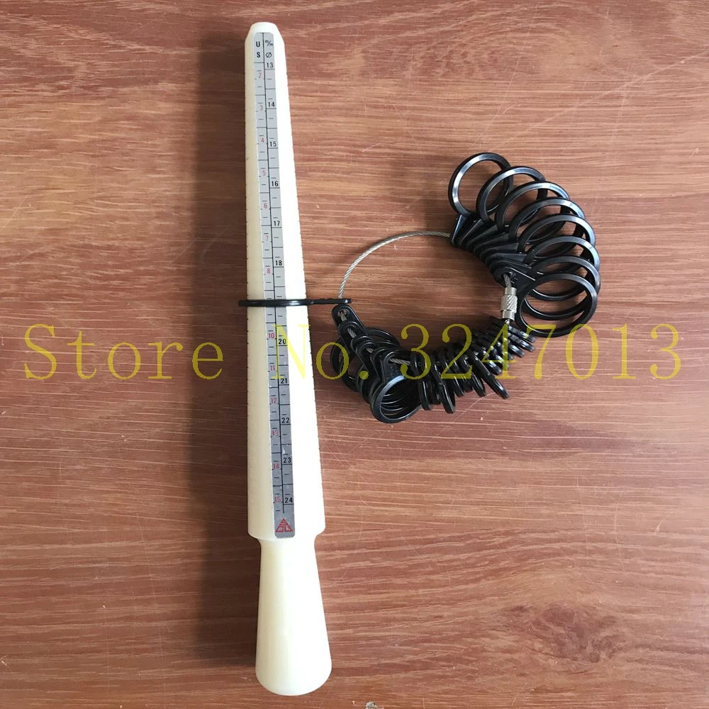 Vier größe ring dorn + ring sizer set