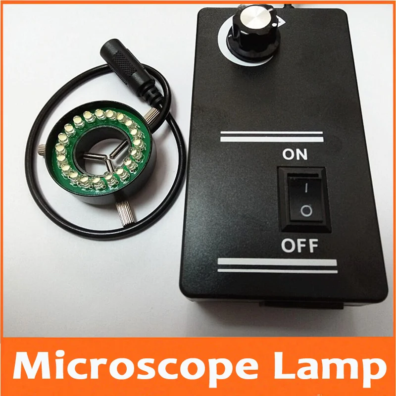 

12V Inner Diameter 20mm Adjustable Microscope LED Ring Lamp Light Source Industrial Visual Image Source for Stereo Microscope